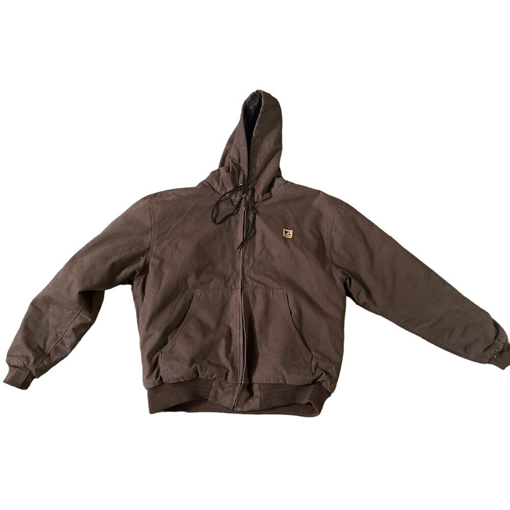 Wells Lamont brown workwear jacket size Large